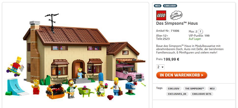 Das Simpsons™ Haus  _ LEGO Shop